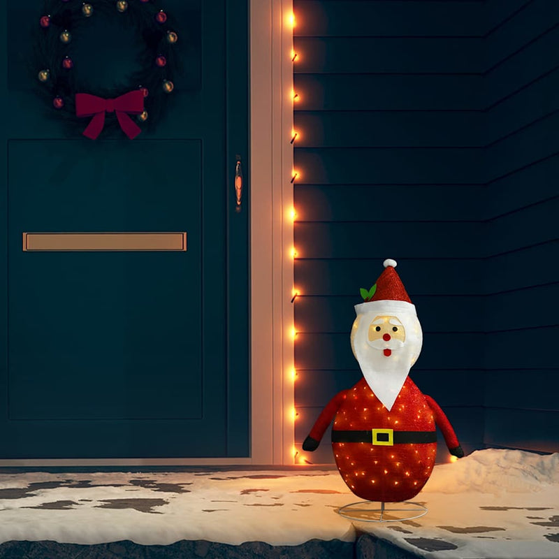 Vidaxl Santa Decorative LED 60 cm tessuto di lusso