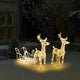 Vidaxl kerstversiering rendieren en slee 160 led's 130 cm acryl