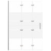 Vidaxl Ducclure 100x140 cm ESG White