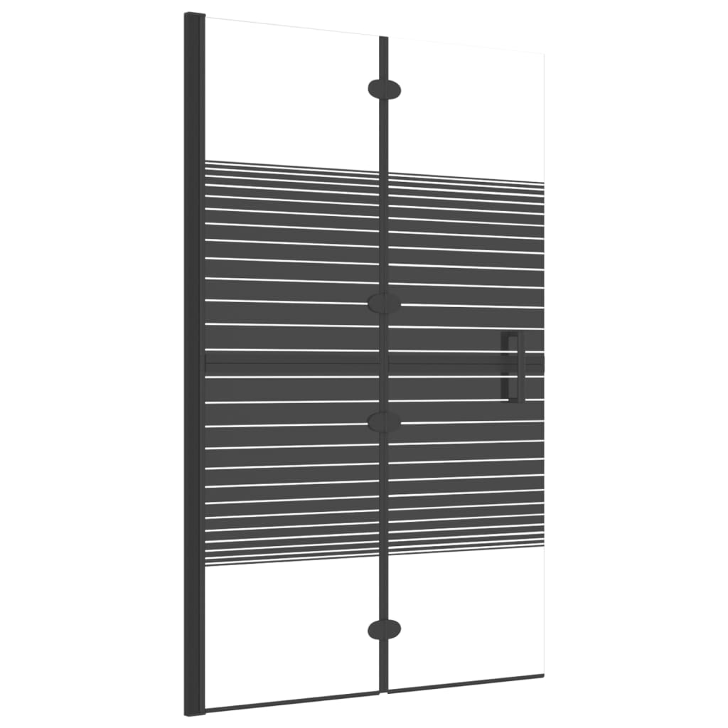 VIDAXL DOCHE CLACCHIO Crollabile 80x140 cm nero