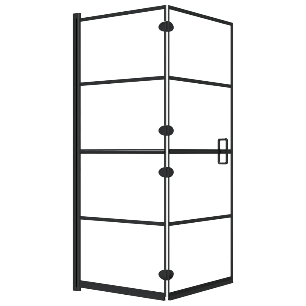 VIDAXL DOCHE DOCHE CLASCIBILE 120x140 cm Black