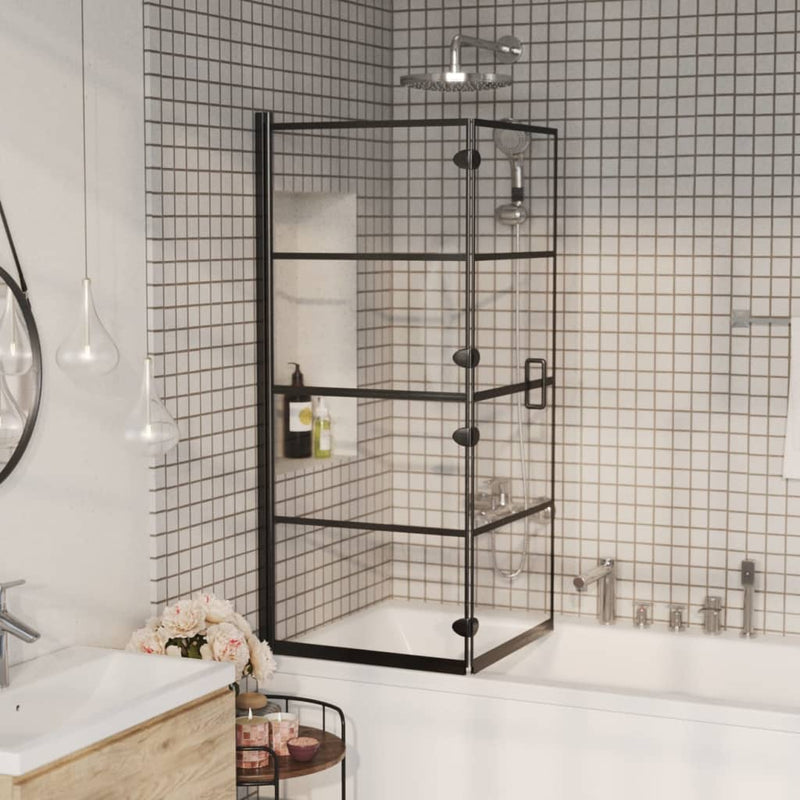VIDAXL DOCHE DOCHE CLASCIBILE 120x140 cm Black