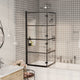 VIDAXL DOCHE DOCHE CLASCIBILE 120x140 cm Black