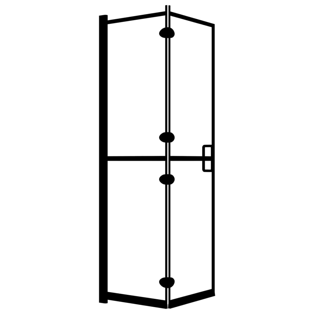 Vidaxl Dlower Cuberio 80x140 cm ESG Negro
