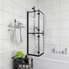 Vidaxl doccia involucro 80x140 cm ESG nero