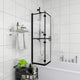 Vidaxl Dlower Cuberio 80x140 cm ESG Negro