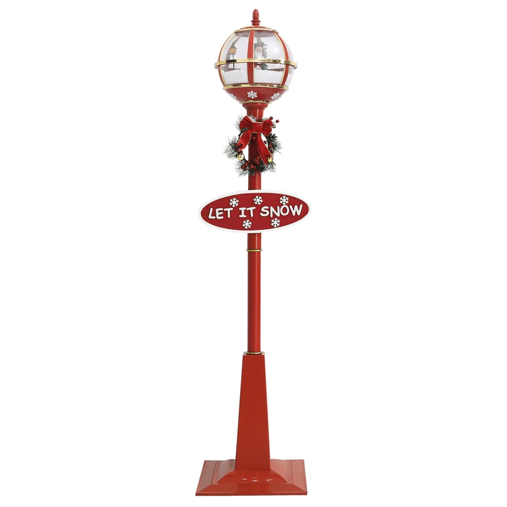 Vidaxl straatlantaarn met kerstman led 175 cm