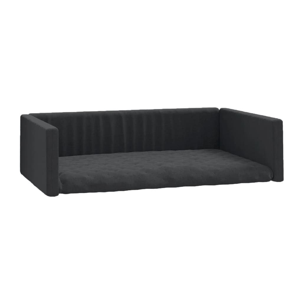 Vidaxl Car cestino per cani da cesto Look 70x45 cm nero