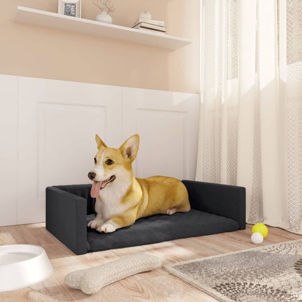 Vidaxl Car cestino per cani da cesto Look 70x45 cm nero