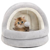 Canasta de gato Vidaxl 40x40x35 cm de gris y crema