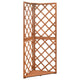Vidaxl Latwerk angolo modello 50x50x145 cm Pineo solido