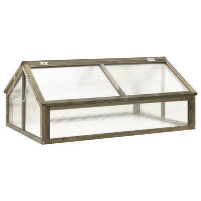 Vidaxl Greenhouse 114x80x50 cm Vurenhout Grey