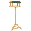 Vidaxl Bird Feed con pino sólido de 37x28x100 cm