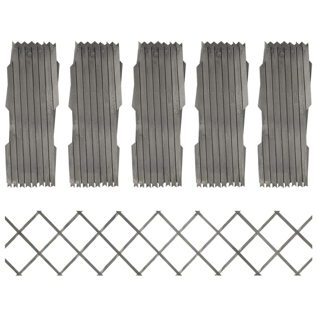 Vidaxl Garden Slat Works 5 ST 180x30 cm de pino sólido
