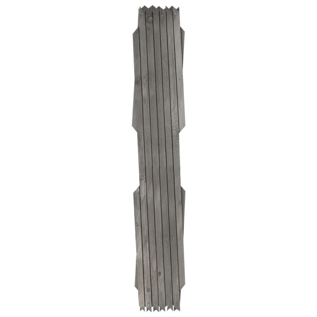 Vidaxl Garden Slat Works 5 ST 180x60 cm Pine Solid Grey
