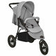 Vidaxl kinderwagen staal lichtgrijs