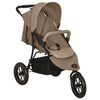 Cochecito VidaXL Acero Taupe