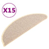 Vidaxl Stair tappetini 15 St 56x17x3 cm bianco e marrone