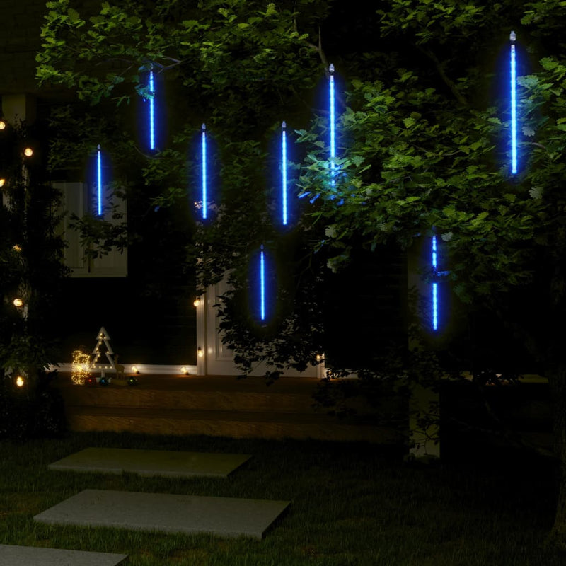 Vidaxl Mete Earrets 8 ST 192 LED all'interno di 30 cm blu all'esterno