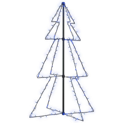 Vidaxl Kegelkerstboom 160 LED all'interno e all'esterno di 78x120 cm