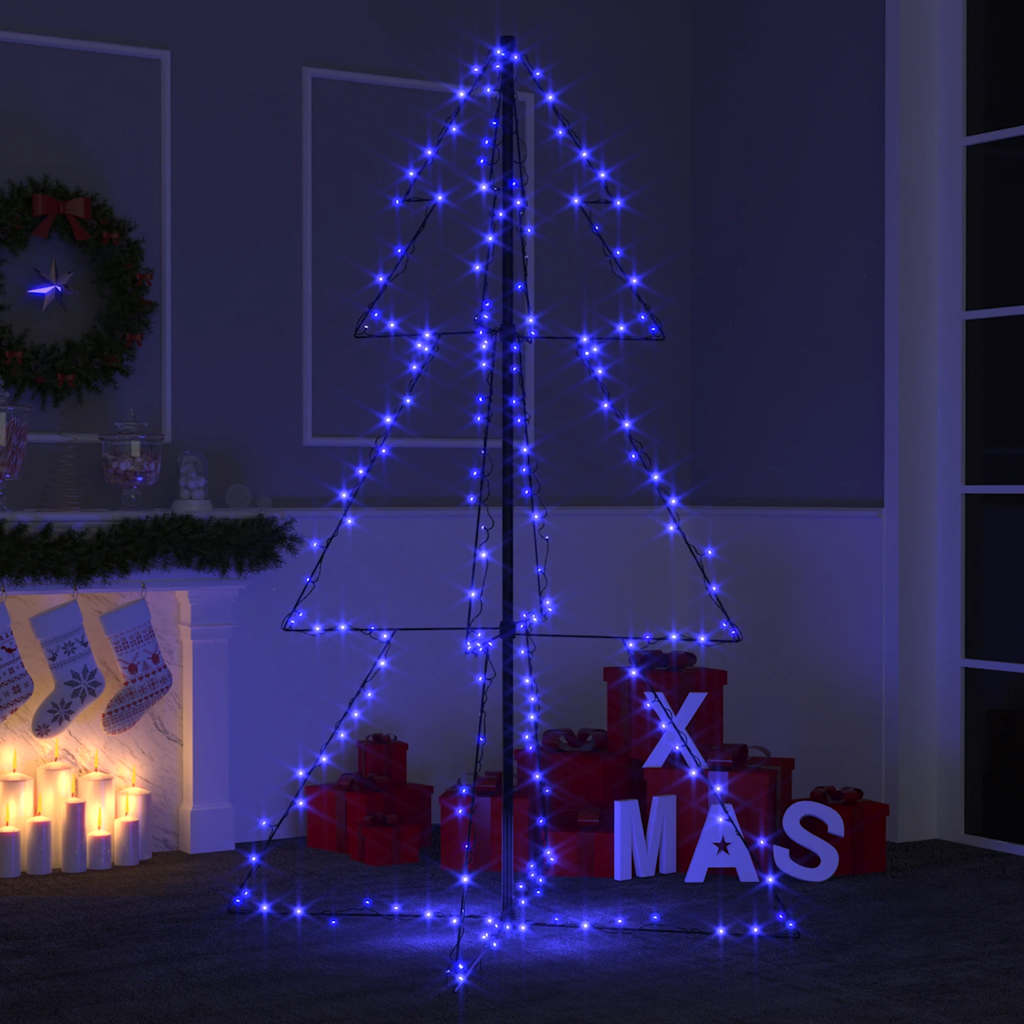 Vidaxl Kegelkerstboom 200 LED all'interno e all'esterno di 98x150 cm