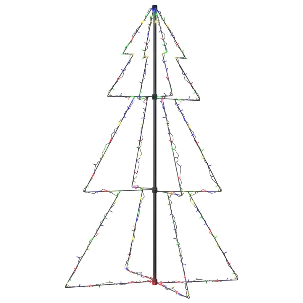 Vidaxl Kegelkerstboom 200 LED dentro y fuera de 98x150 cm