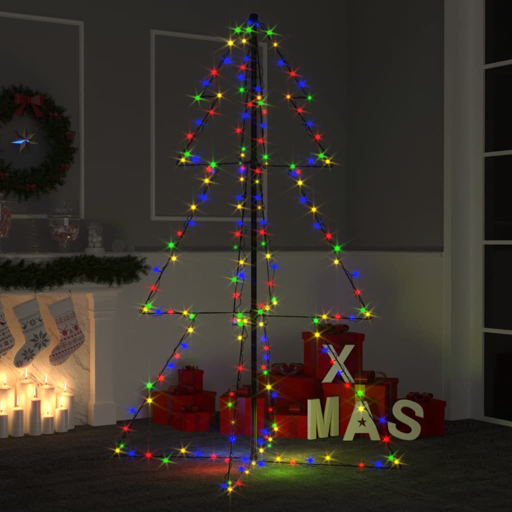 Vidaxl Kegelkerstboom 200 LED dentro y fuera de 98x150 cm