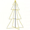 Vidaxl Kegelkerstboom 240 LED dentro y fuera de 118x150 cm