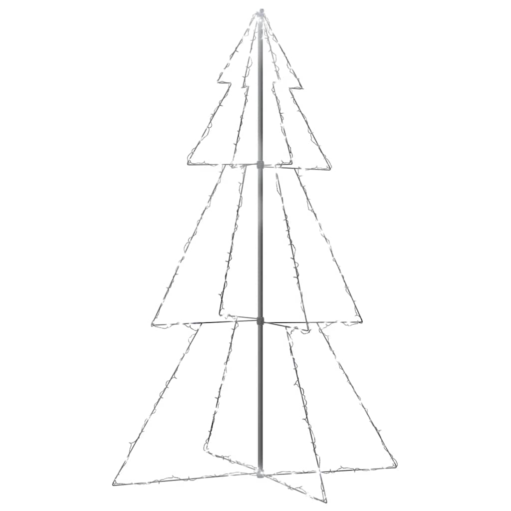 Vidaxl Kegelkerstboom 240 LED all'interno e all'esterno di 118x150 cm