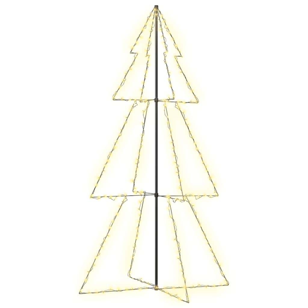 Vidaxl Kegelkerstboom 300 LED all'interno e all'esterno di 120x220 cm
