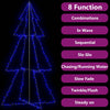 Vidaxl Kegelkerstboom 300 LED all'interno e all'esterno di 120x220 cm