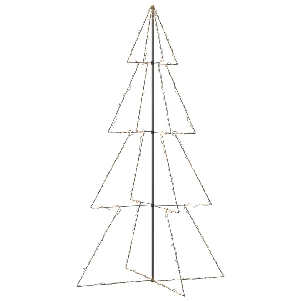 Vidaxl Kegelkerstboom 360 LED dentro y fuera de 143x250 cm