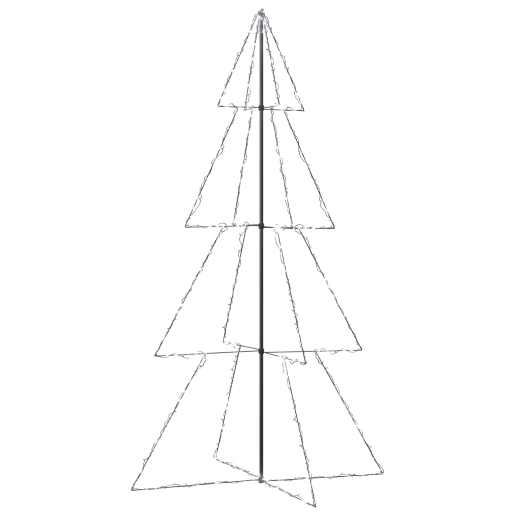 Vidaxl Kegelkerstboom 360 LED dentro y fuera de 143x250 cm