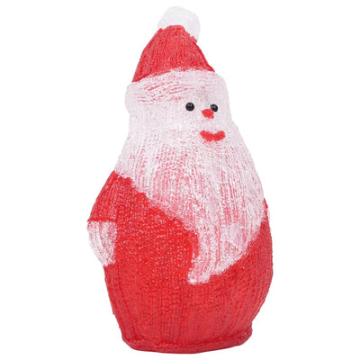 Vidaxl Figura navideña Santa Led por dentro y fuera de 28 cm de acrílico