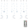 Vidaxl Light Garland Star and Moon Remote Control 345 LED BIANCO