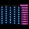 Vidaxl Light Corder stelle con 200 LED e 8 funzioni blu