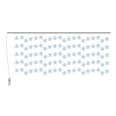 Vidaxl Light Corder Stars con 500 LED y 8 funciones blancas frías