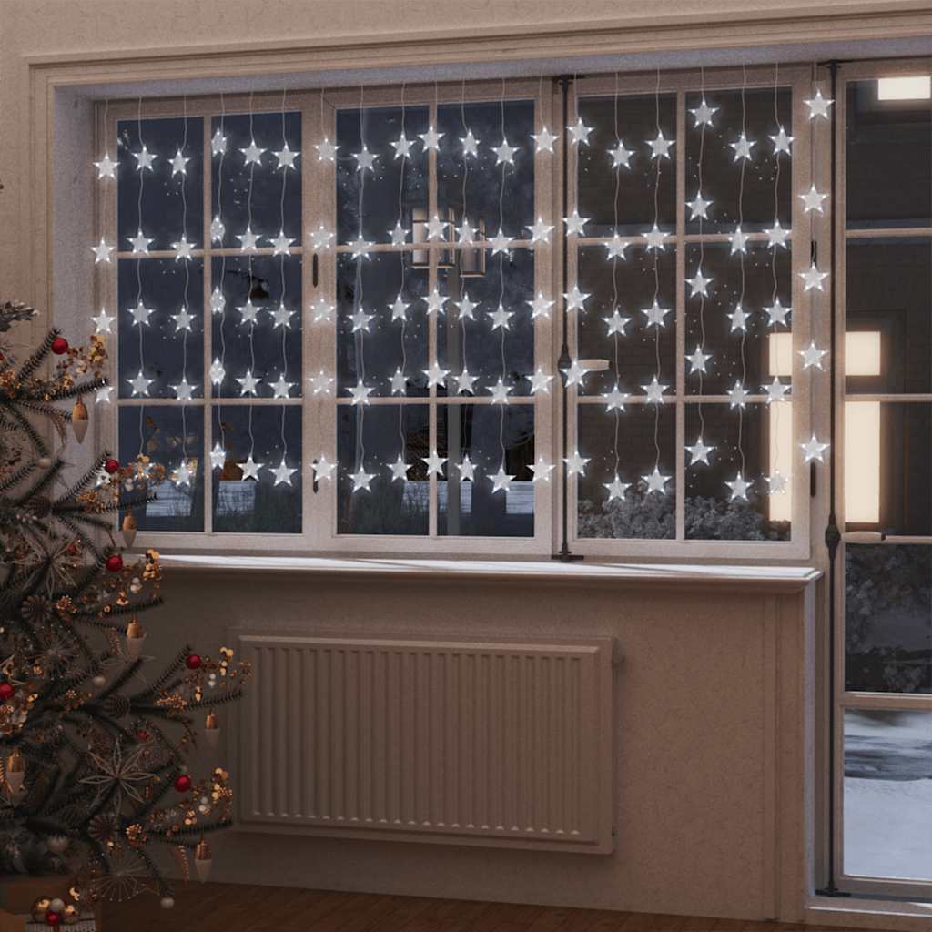 Vidaxl Light Corder Stars con 500 LED y 8 funciones blancas frías