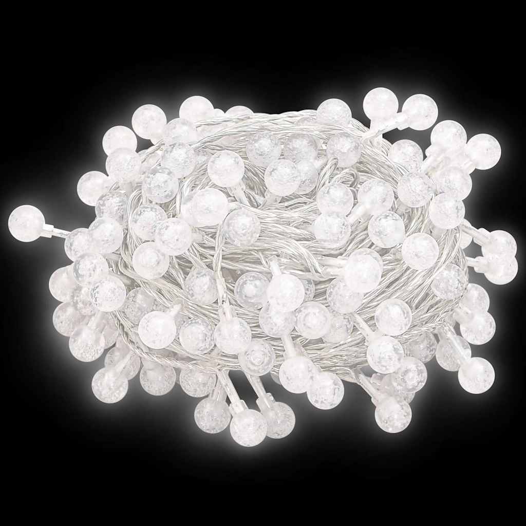 Vidaxl Light Cord con 200 LED 8 funzioni Bianco freddo 20 m