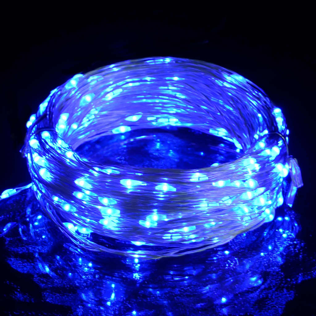 Cable de luz Vidaxl con 400 funciones de Microled Blue 8 40 m