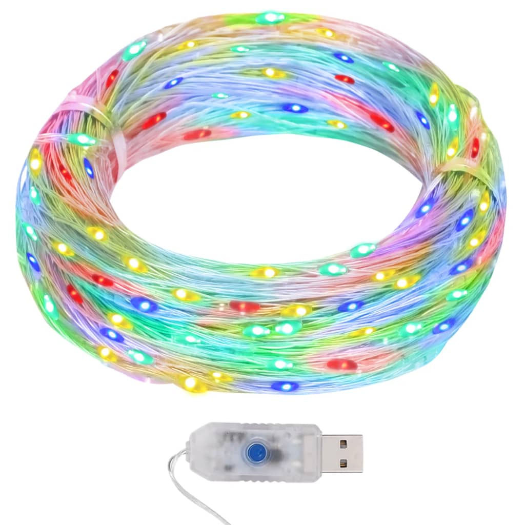 Cable de luz Vidaxl con 400 funciones de Microled Multi -Colored 40 m