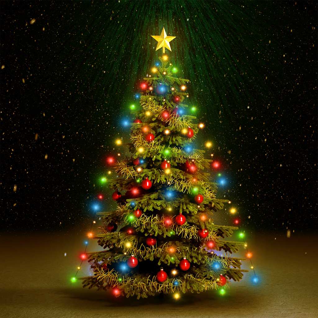 Vidaxx Iluminación para árbol de Navidad con 210 LED, red multicolor 210 cm