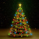 Vidaxx Iluminación para árbol de Navidad con 210 LED, red multicolor 210 cm