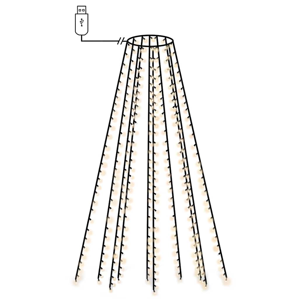 Vidaxl Albero dell'albero di Natale con 300 LED BIHE BIHE NET 300 cm