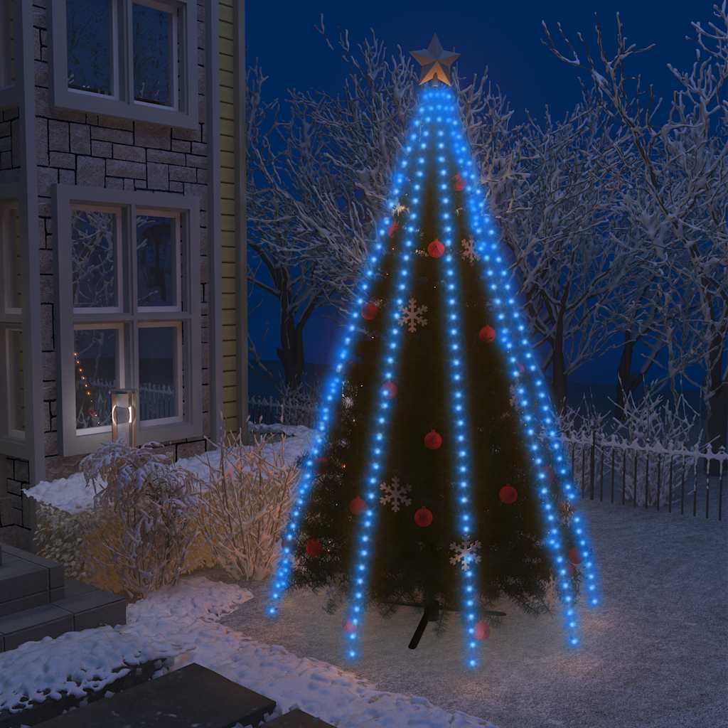 Vidaxl l'illuminazione dell'albero di Natale con 400 LED Blue Net 400 cm
