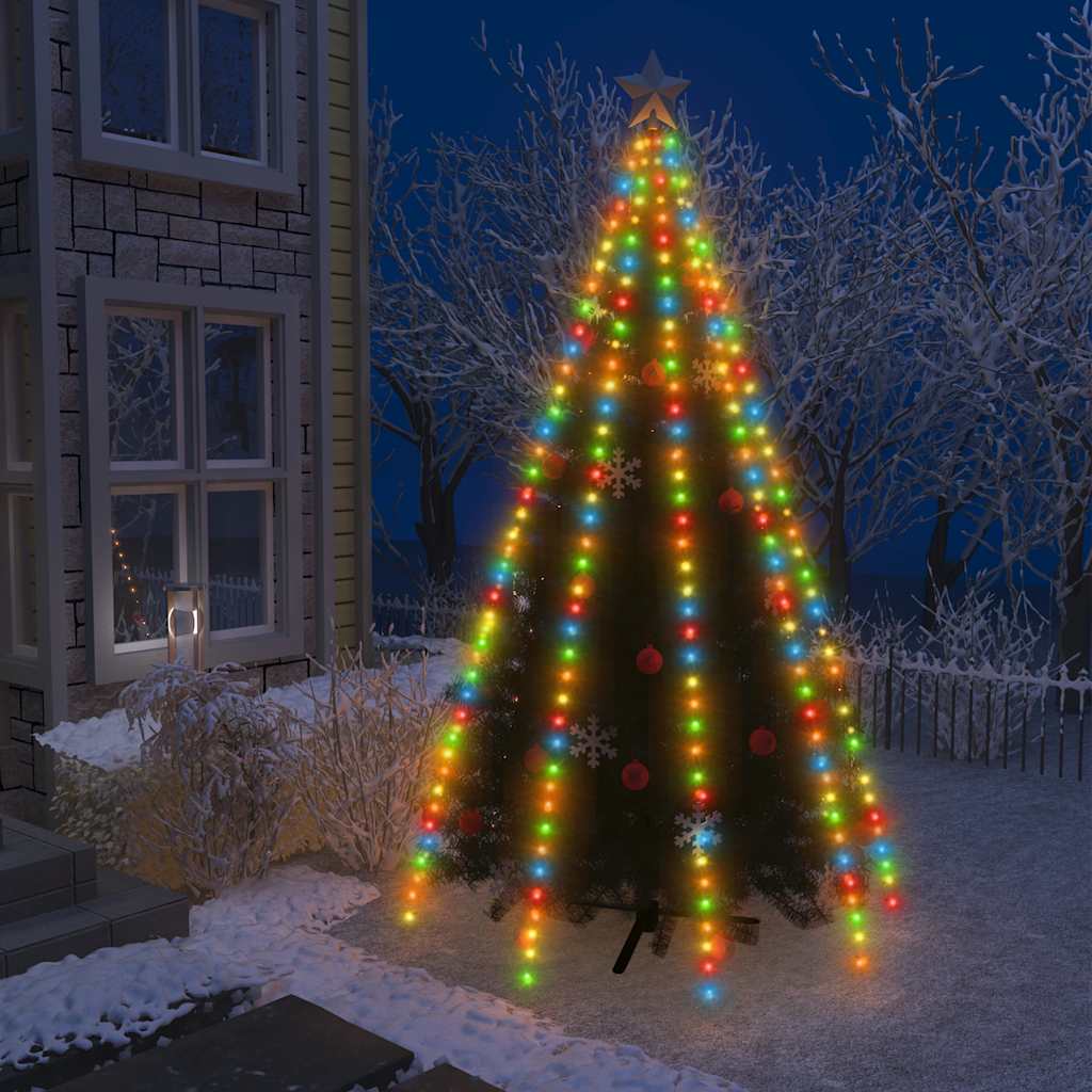 Vidaxl l'illuminazione dell'albero di Natale con 400 LED Multi -colorato Net 400 cm