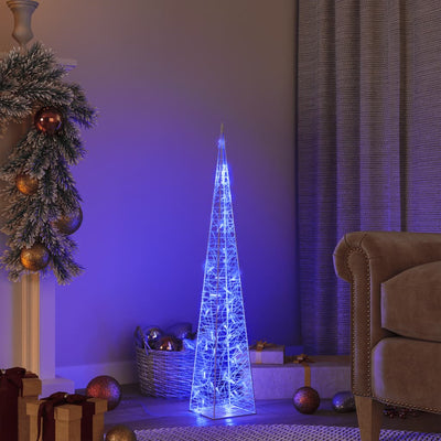 Vidaxl Light Cone LED decorativo LED 90 cm blu acrilico