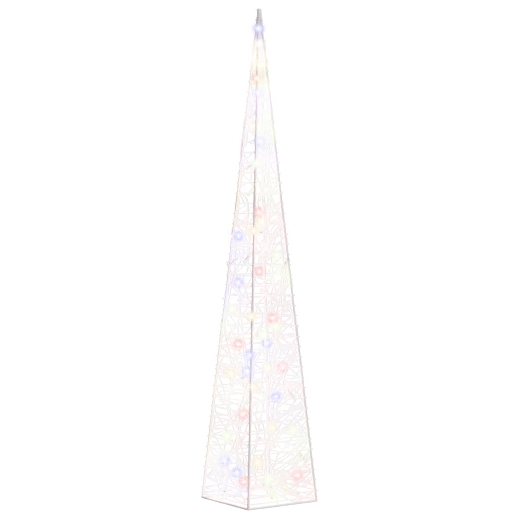 Vidaxl Light Cone LED decorativo LED 90 cm Acrilico multilorato