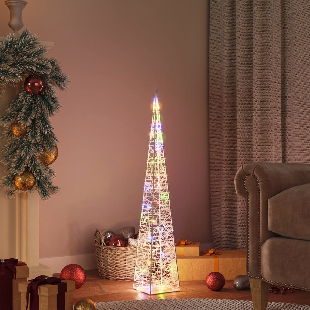 Vidaxl Light Cone LED decorativo LED 90 cm Acrilico multilorato