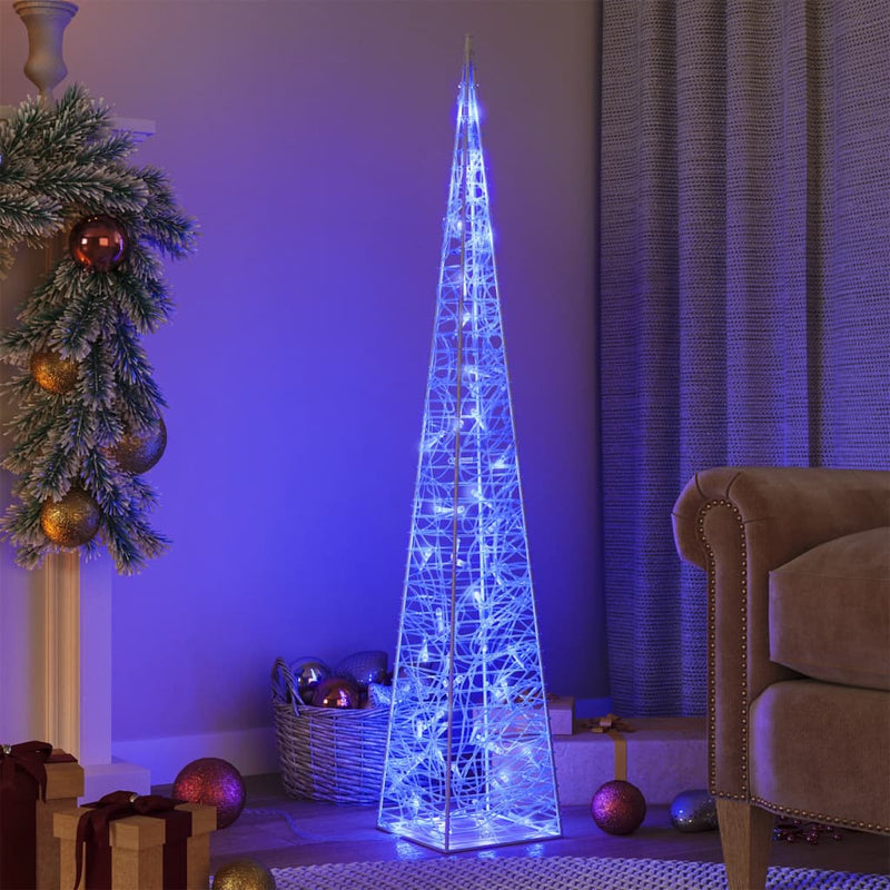 Vidaxl Light Cone LED decorativo LED 120 cm blu acrilico
